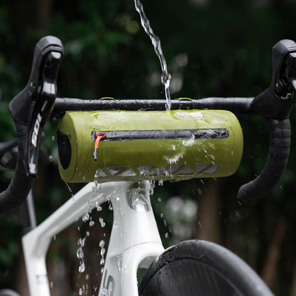 ROAD TO SKY 100 % Wasserdicht Lenkertasche 2L Grün - Fahrradtaschen ROCKBROS - EU - NooMii