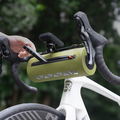 ROAD TO SKY 100 % Wasserdicht Lenkertasche 2L Grün - Fahrradtaschen ROCKBROS - EU - NooMii