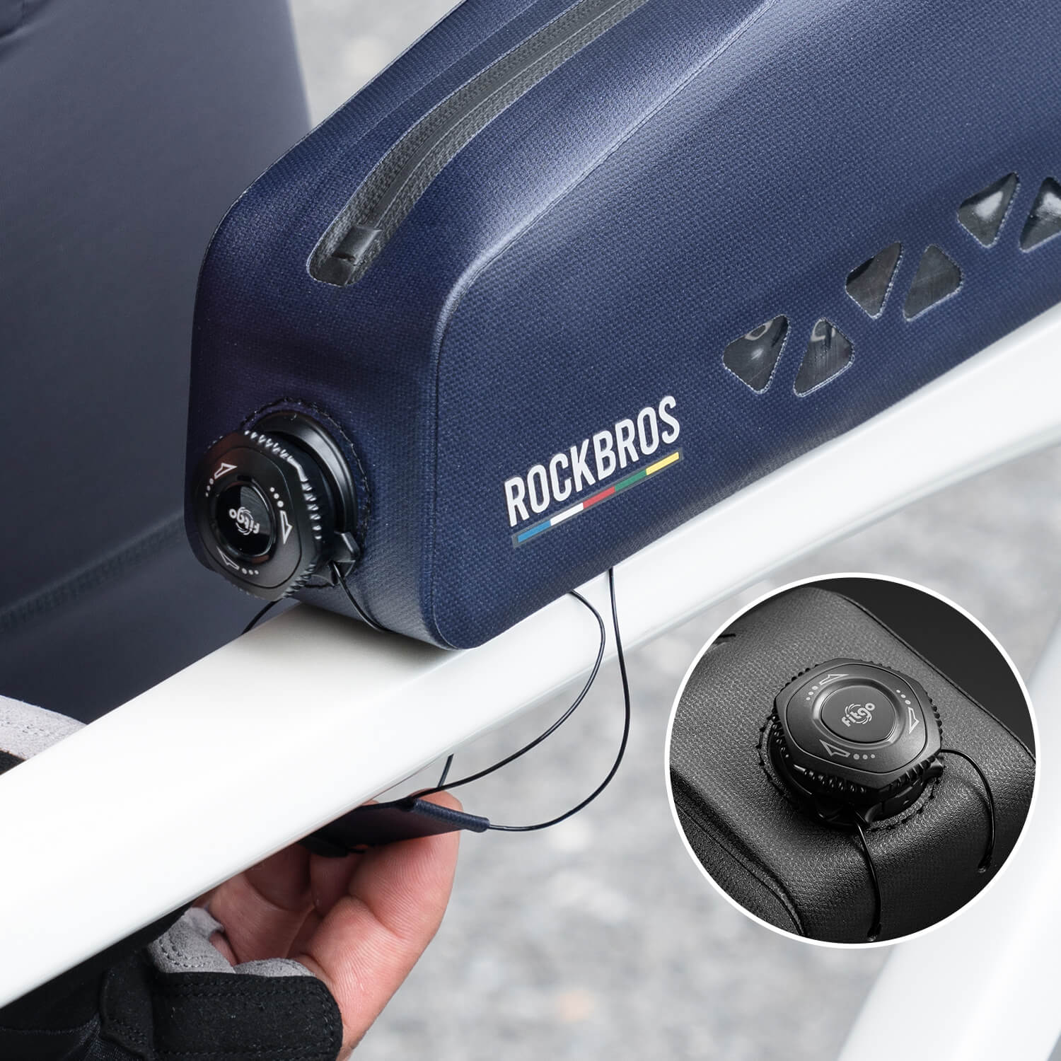 ROAD TO SKY 100 % Wasserdicht Oberrohrtasche 1 L - Fahrradtaschen ROCKBROS - EU - NooMii