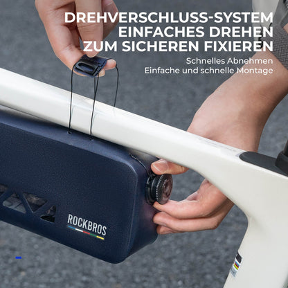 ROAD TO SKY 100 % Wasserdicht Rahmentasche 1,7 L - Fahrradtaschen ROCKBROS - EU - NooMii
