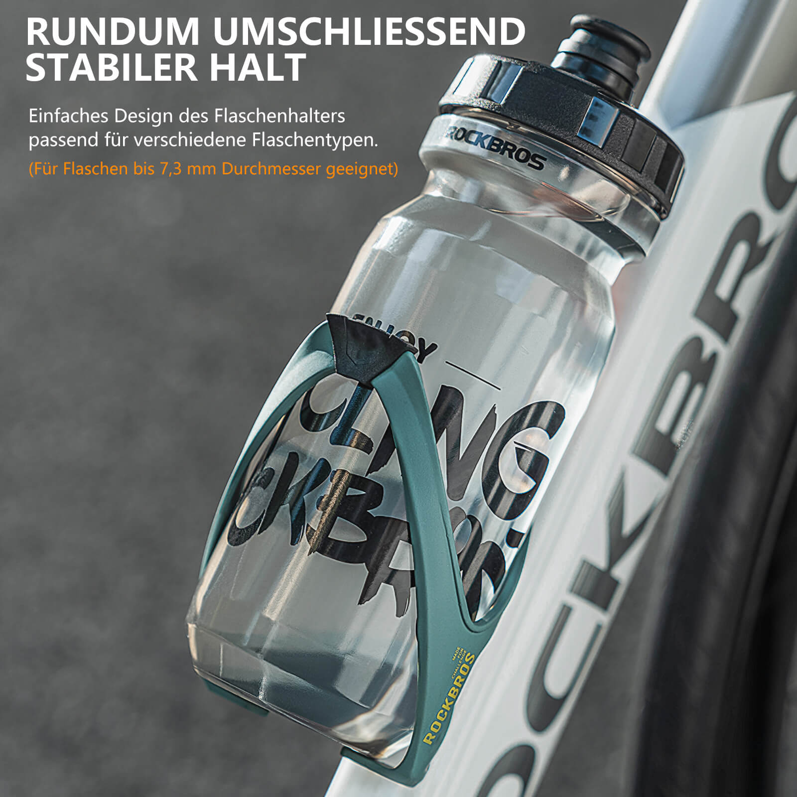 ROAD TO SKY 2 - in - 1 Fahrrad Flaschenhalter mit Reifenheber Leicht - Fahrrad Flaschenhalter ROCKBROS - EU - NooMii