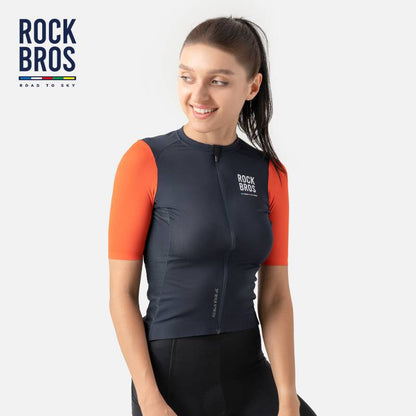 ROAD TO SKY Damen Kurzarm - Radtrikot Fahrrad Jersey für MTB & Rennrad - Fahrradtrikot ROCKBROS - EU - NooMii