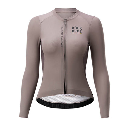 ROAD TO SKY Damen Langarm - Radtrikot Fahrrad Jersey für MTB & Rennrad - Fahrradtrikot ROCKBROS - EU - NooMii