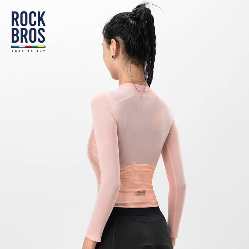 ROAD TO SKY Damen Langarm - Radtrikot Fahrrad Jersey für MTB & Rennrad - Fahrradtrikot ROCKBROS - EU - NooMii