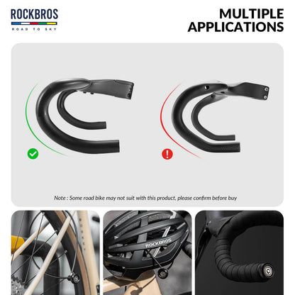ROAD TO SKY Fahrrad Mini Kabelschloss mit Lenkerstecker Fahrradschloss - Fahrradschloss ROCKBROS - EU - NooMii