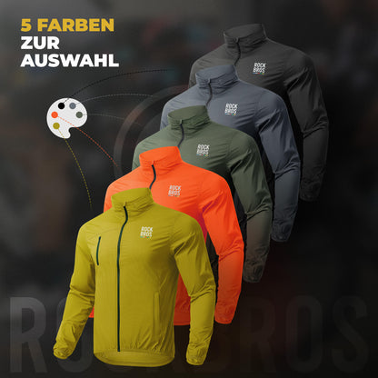 ROAD TO SKY Fahrradjacke Winter Winddicht Atmungsaktiv für MTB & Rennrad - Fahrradjacke ROCKBROS - EU - NooMii