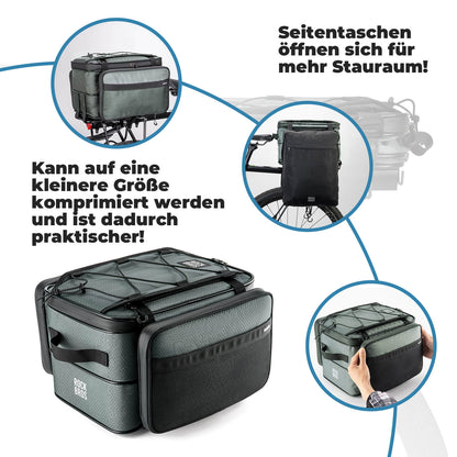 ROAD TO SKY Gepäckträgertasche Komprimierbar - Fahrradtaschen ROCKBROS - EU - NooMii