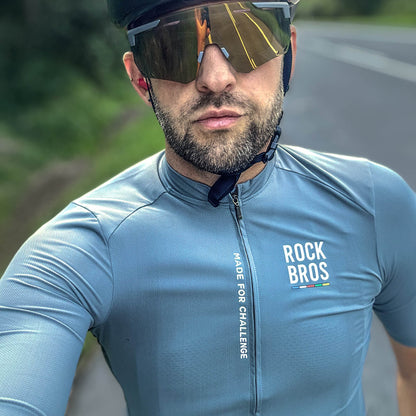 ROAD TO SKY Herren Kurzarm - Radtrikot Jersey für MTB & Rennrad - Fahrradtrikot ROCKBROS - EU - NooMii