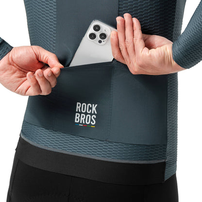 ROAD TO SKY Herren Langarm - Radtrikot Jersey für MTB & Rennrad - Fahrradtrikot ROCKBROS - EU - NooMii