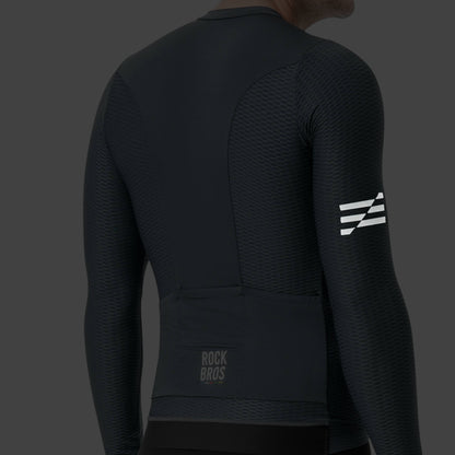 ROAD TO SKY Herren Langarm - Radtrikot Jersey für MTB & Rennrad - Fahrradtrikot ROCKBROS - EU - NooMii