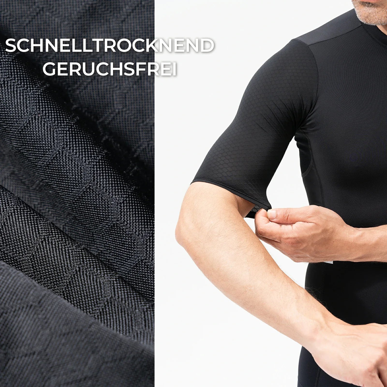 ROAD TO SKY Herren Radtrikot Kurzarm mit Taschen - Fahrradtrikot ROCKBROS - EU - NooMii