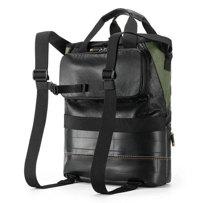 ROAD TO SKY Nachhaltige Fahrrad - Gepäckträgertasche aus recycelten Reifen 12L - Fahrradtaschen ROCKBROS - EU - NooMii