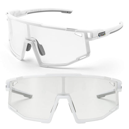 ROAD TO SKY Photochrome Fahrradbrille UV400 Schutz Verstellbare Nasenpads - Fahrradbrille ROCKBROS - EU - NooMii