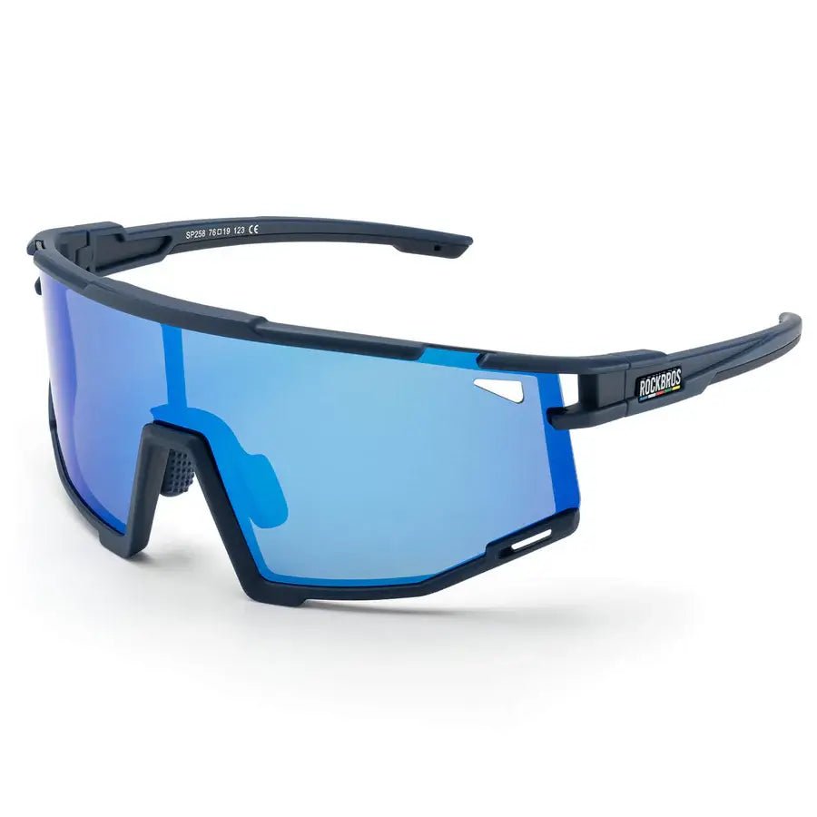 ROAD TO SKY Polarisierte Fahrradbrille UV400 Schutz Verstellbare Nasenpads - Fahrradbrille ROCKBROS - EU - NooMii