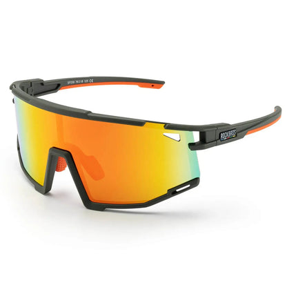 ROAD TO SKY Polarisierte Fahrradbrille UV400 Schutz Verstellbare Nasenpads - Fahrradbrille ROCKBROS - EU - NooMii
