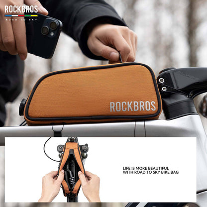 ROAD TO SKY Reflektierende Wasserabweisende Fahrrad Oberrohrtasche - Fahrradtaschen ROCKBROS - EU - NooMii