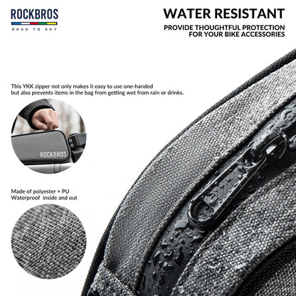 ROAD TO SKY Reflektierende Wasserabweisende Fahrrad Oberrohrtasche - Fahrradtaschen ROCKBROS - EU - NooMii
