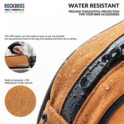 ROAD TO SKY Reflektierende Wasserabweisende Fahrrad Oberrohrtasche - Fahrradtaschen ROCKBROS - EU - NooMii