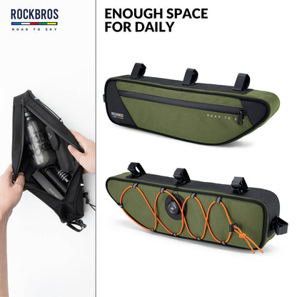 ROAD TO SKY Reflektierende Wasserdichte Fahrrad 2L Dreieckstasche - Fahrradtaschen ROCKBROS - EU - NooMii