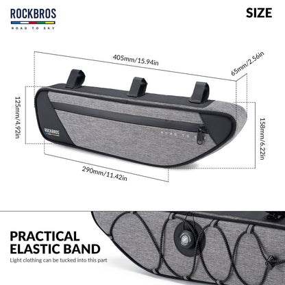 ROAD TO SKY Reflektierende Wasserdichte Fahrrad 2L Dreieckstasche - Fahrradtaschen ROCKBROS - EU - NooMii