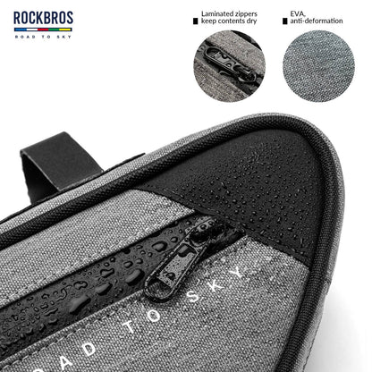 ROAD TO SKY Reflektierende Wasserdichte Fahrrad 2L Dreieckstasche - Fahrradtaschen ROCKBROS - EU - NooMii