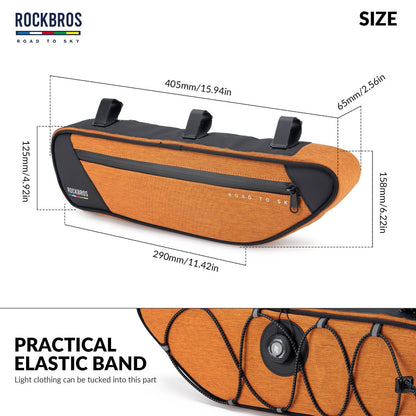 ROAD TO SKY Reflektierende Wasserdichte Fahrrad 2L Dreieckstasche - Fahrradtaschen ROCKBROS - EU - NooMii