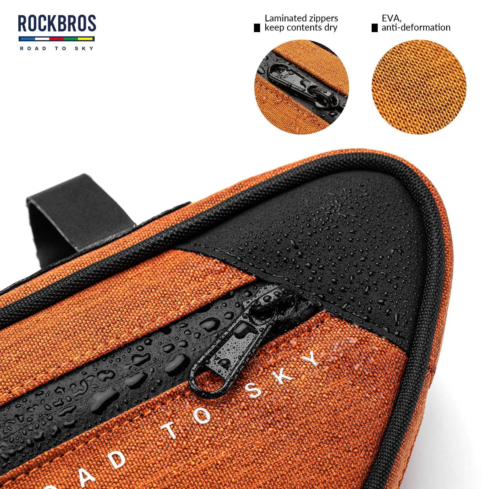 ROAD TO SKY Reflektierende Wasserdichte Fahrrad 2L Dreieckstasche - Fahrradtaschen ROCKBROS - EU - NooMii