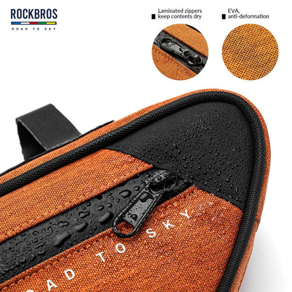 ROAD TO SKY Reflektierende Wasserdichte Fahrrad 2L Dreieckstasche - Fahrradtaschen ROCKBROS - EU - NooMii