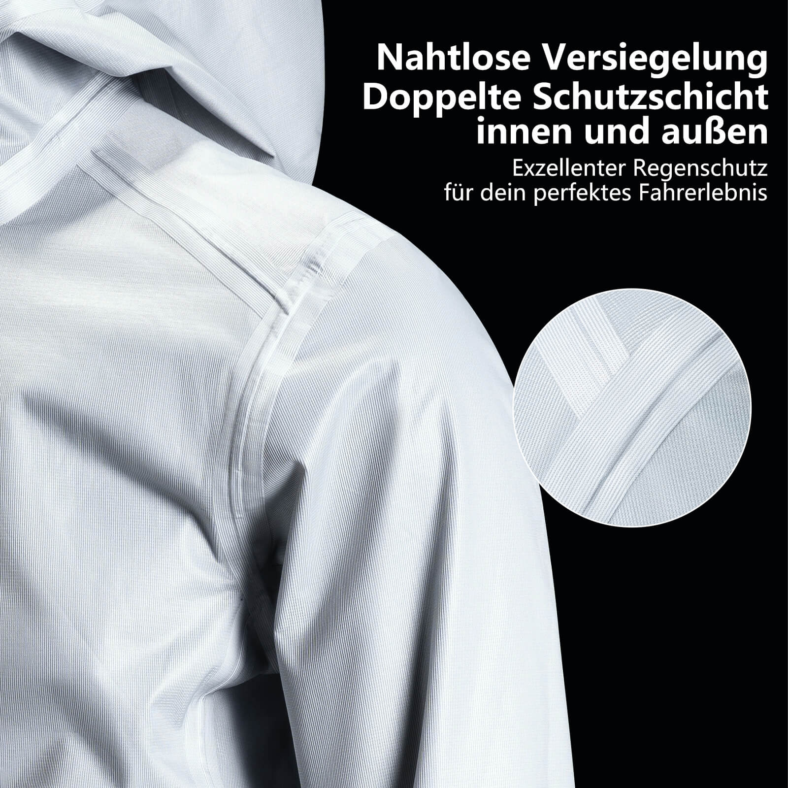 ROAD TO SKY Regenjacke faltbare Fahrradjacke Winddicht Unisex für MTB & Rennrad - Fahrradjacke ROCKBROS - EU - NooMii