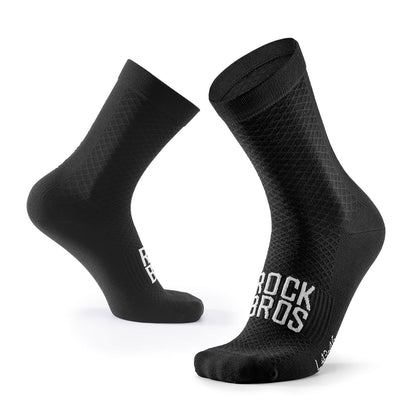 ROAD TO SKY Sportsocken Baumwolle Atmungsaktive Laufsocken für MTB & Rennrad - Fahrradsocken ROCKBROS - EU - NooMii