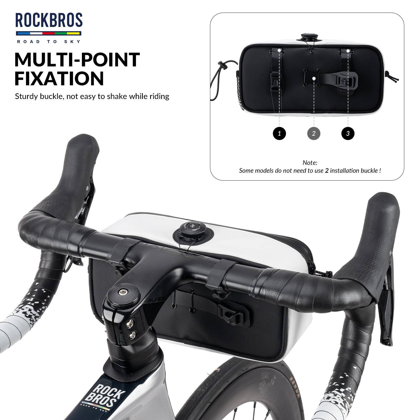 ROAD TO SKY Wasserdichte reflektierende Fahrradlenkertasche - Fahrradtaschen ROCKBROS - EU - NooMii