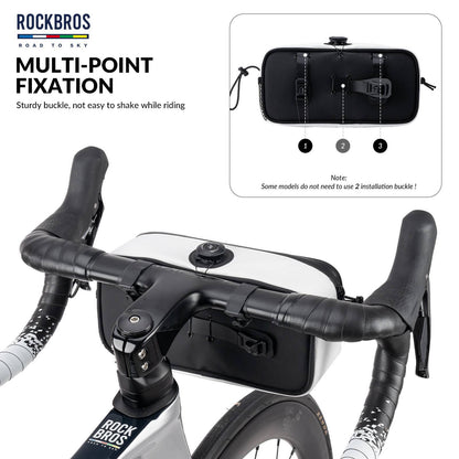 ROAD TO SKY Wasserdichte reflektierende Fahrradlenkertasche - Fahrradtaschen ROCKBROS - EU - NooMii
