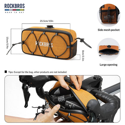 ROAD TO SKY Wasserdichte reflektierende Fahrradlenkertasche - Fahrradtaschen ROCKBROS - EU - NooMii