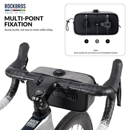 ROAD TO SKY Wasserdichte reflektierende Fahrradlenkertasche - Fahrradtaschen ROCKBROS - EU - NooMii