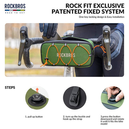 ROAD TO SKY Wasserdichte reflektierende Fahrradlenkertasche - Fahrradtaschen ROCKBROS - EU - NooMii