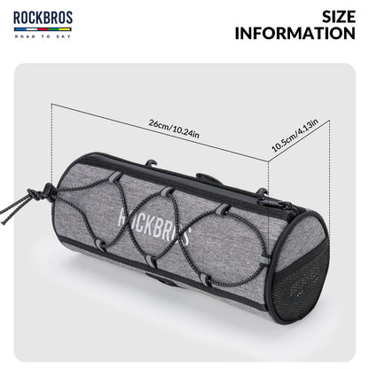 ROAD TO SKY Wasserdichte Reflektierende Zylindrische Lenkertasche - Fahrradtaschen ROCKBROS - EU - NooMii