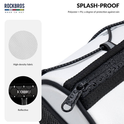 ROAD TO SKY Wasserdichte Reflektierende Zylindrische Lenkertasche - Fahrradtaschen ROCKBROS - EU - NooMii