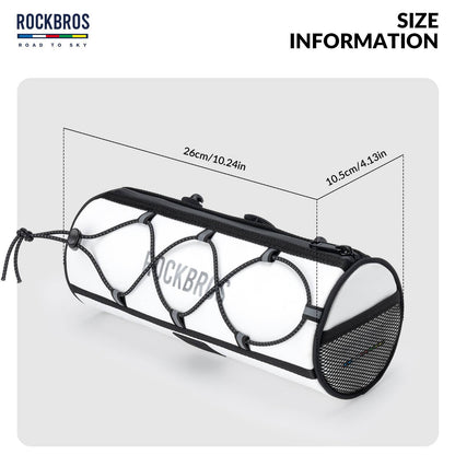 ROAD TO SKY Wasserdichte Reflektierende Zylindrische Lenkertasche - Fahrradtaschen ROCKBROS - EU - NooMii