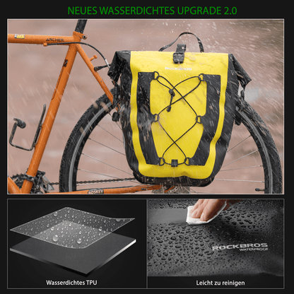 ROCKBROS 100 % wasserdichte Transporttaschen mit Netztasche 27L - Fahrradtaschen ROCKBROS - EU - NooMii