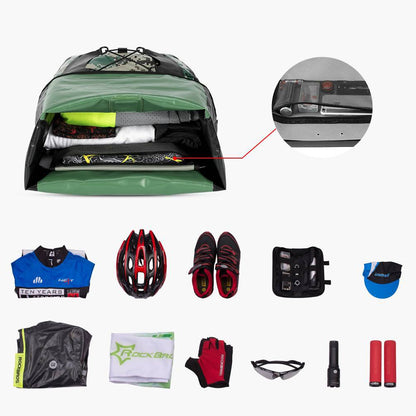 ROCKBROS 100 % wasserdichte Transporttaschen mit Netztasche 27L - Fahrradtaschen ROCKBROS - EU - NooMii
