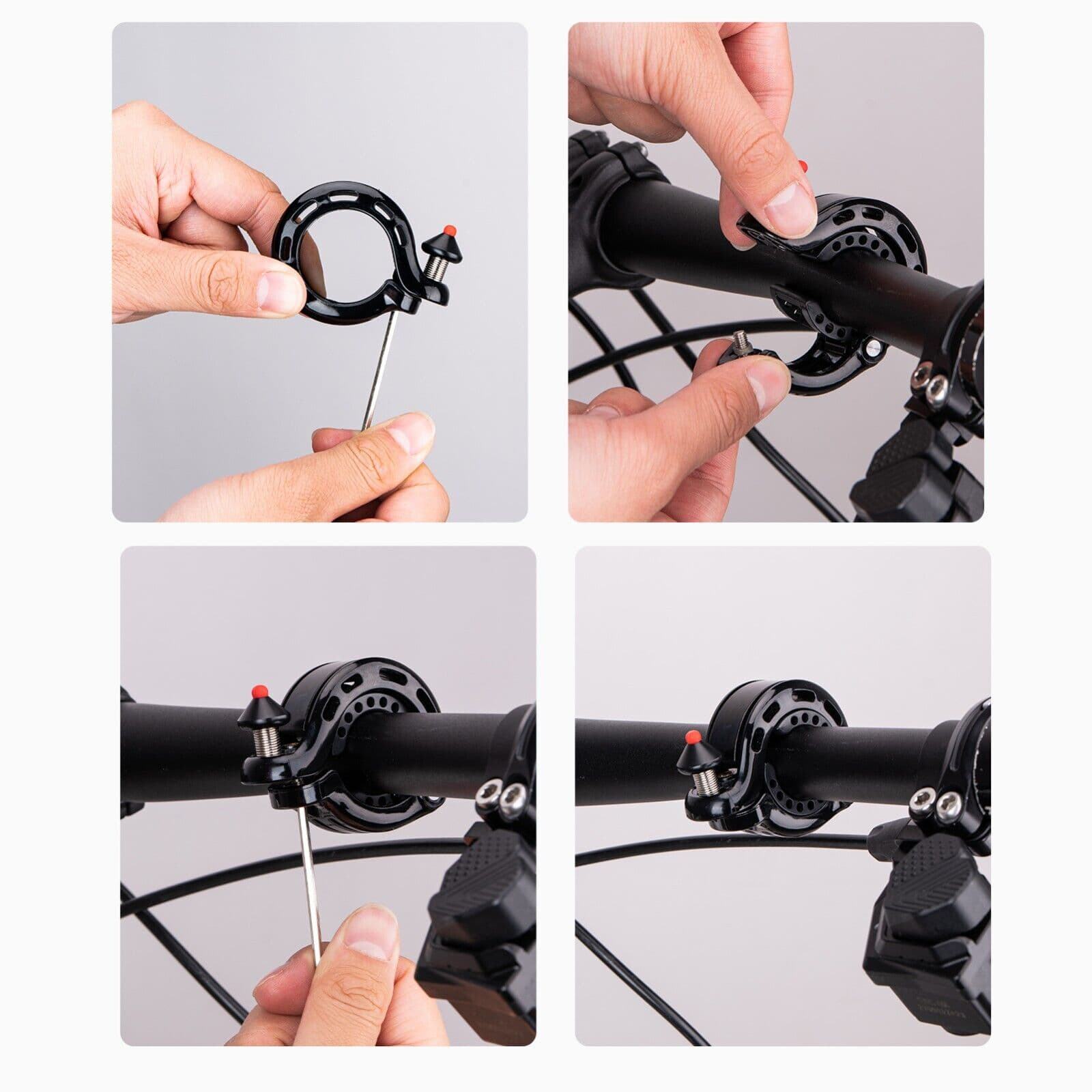 ROCKBROS 100dB Versteckte Fahrradklingel Regenfest und Rostfrei - Fahrradklingel ROCKBROS - EU - NooMii