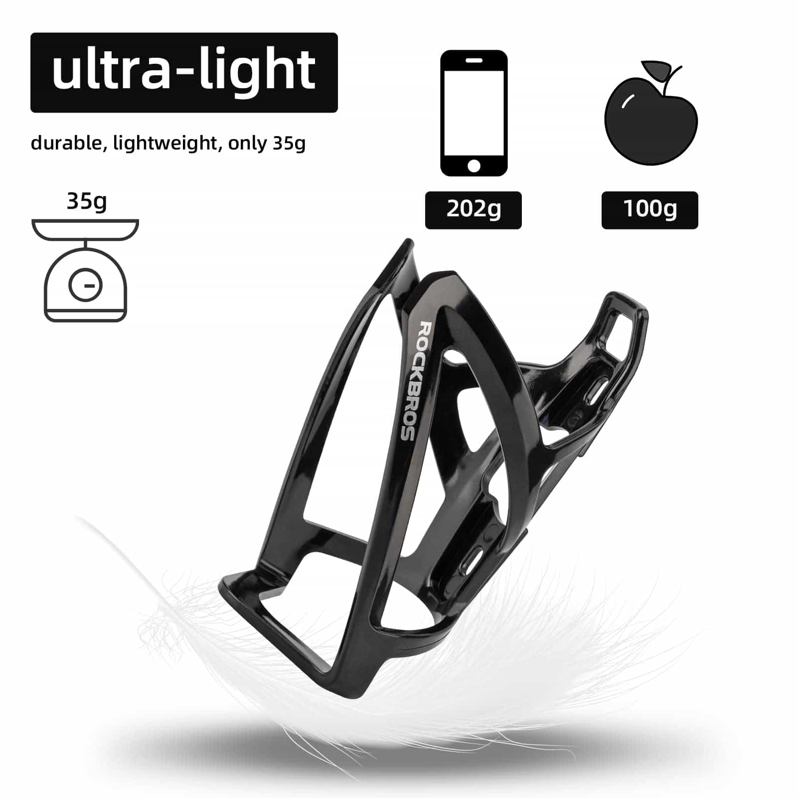 ROCKBROS 35g Leicht PC Fahrrad Flaschenhalter - Fahrrad Flaschenhalter ROCKBROS - EU - NooMii