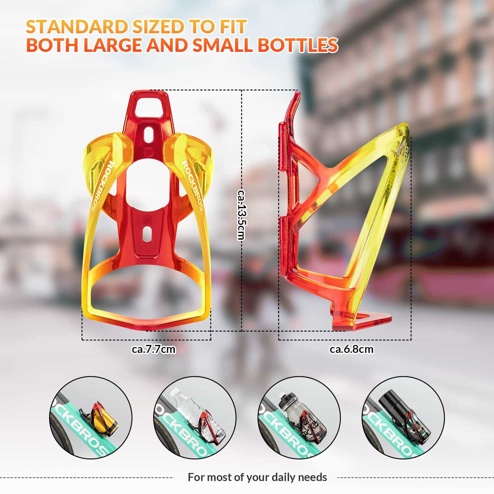 ROCKBROS 35g Leicht PC Fahrrad Flaschenhalter - Fahrrad Flaschenhalter ROCKBROS - EU - NooMii