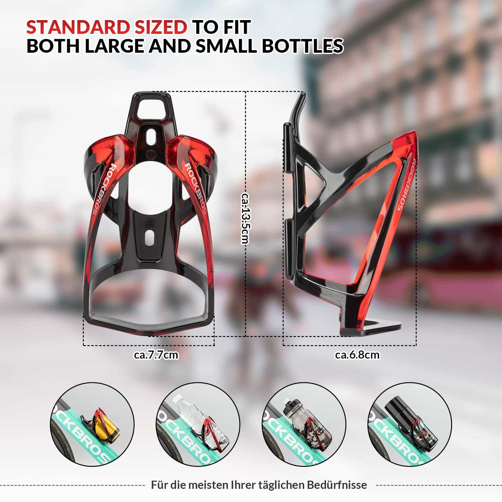 ROCKBROS 35g Leicht PC Fahrrad Flaschenhalter - Fahrrad Flaschenhalter ROCKBROS - EU - NooMii