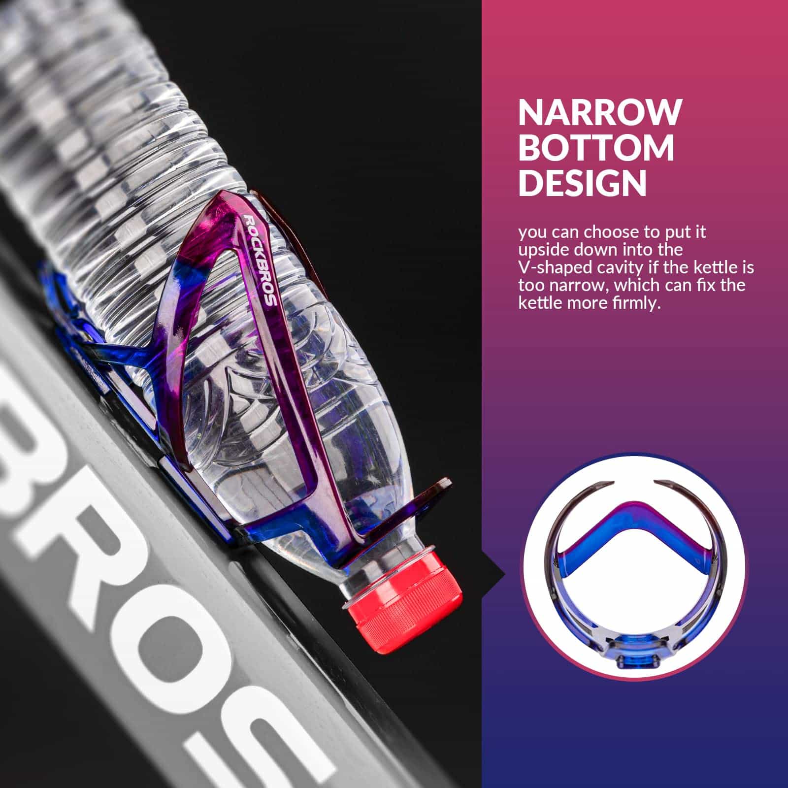 ROCKBROS 35g Leicht PC Fahrrad Flaschenhalter - Fahrrad Flaschenhalter ROCKBROS - EU - NooMii