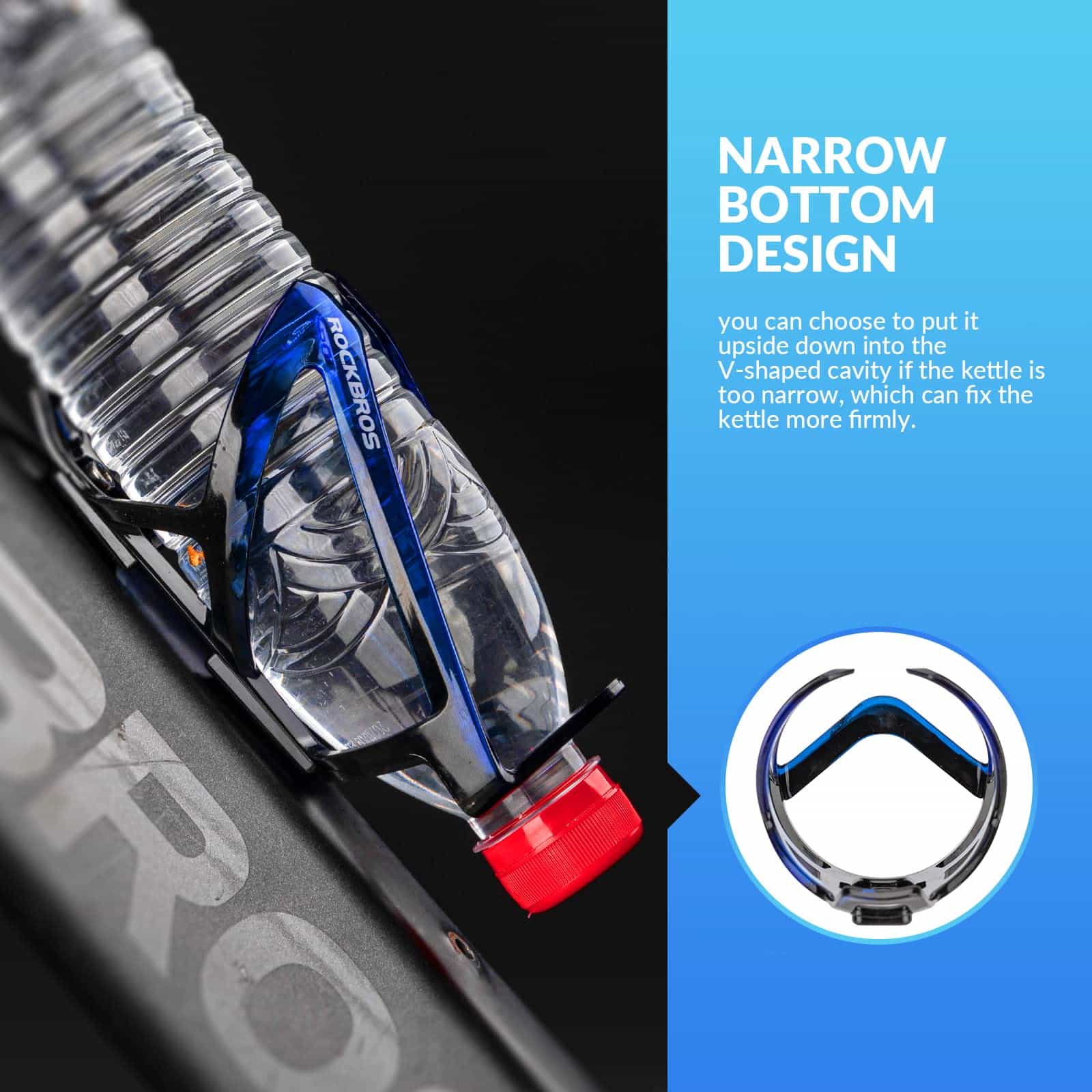 ROCKBROS 35g Leicht PC Fahrrad Flaschenhalter - Fahrrad Flaschenhalter ROCKBROS - EU - NooMii