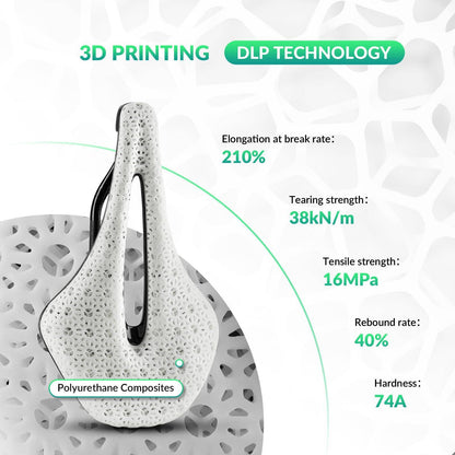 ROCKBROS 3D Druck Carbon Rennradsattel Ultraleicht Stoßdämpfender Ergonomischer - Fahrradsattel ROCKBROS - EU - NooMii