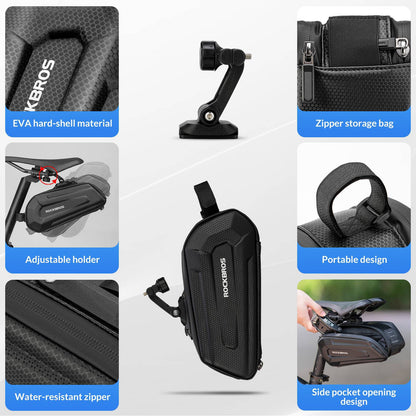 ROCKBROS 3D Hard Shell Fahrrad Satteltasche mit Schnellverschluss 1,8L - Fahrradtaschen ROCKBROS - EU - NooMii