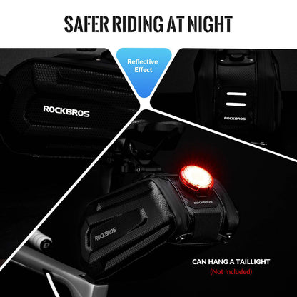 ROCKBROS 3D Hard Shell Fahrrad Satteltasche mit Schnellverschluss 1,8L - Fahrradtaschen ROCKBROS - EU - NooMii