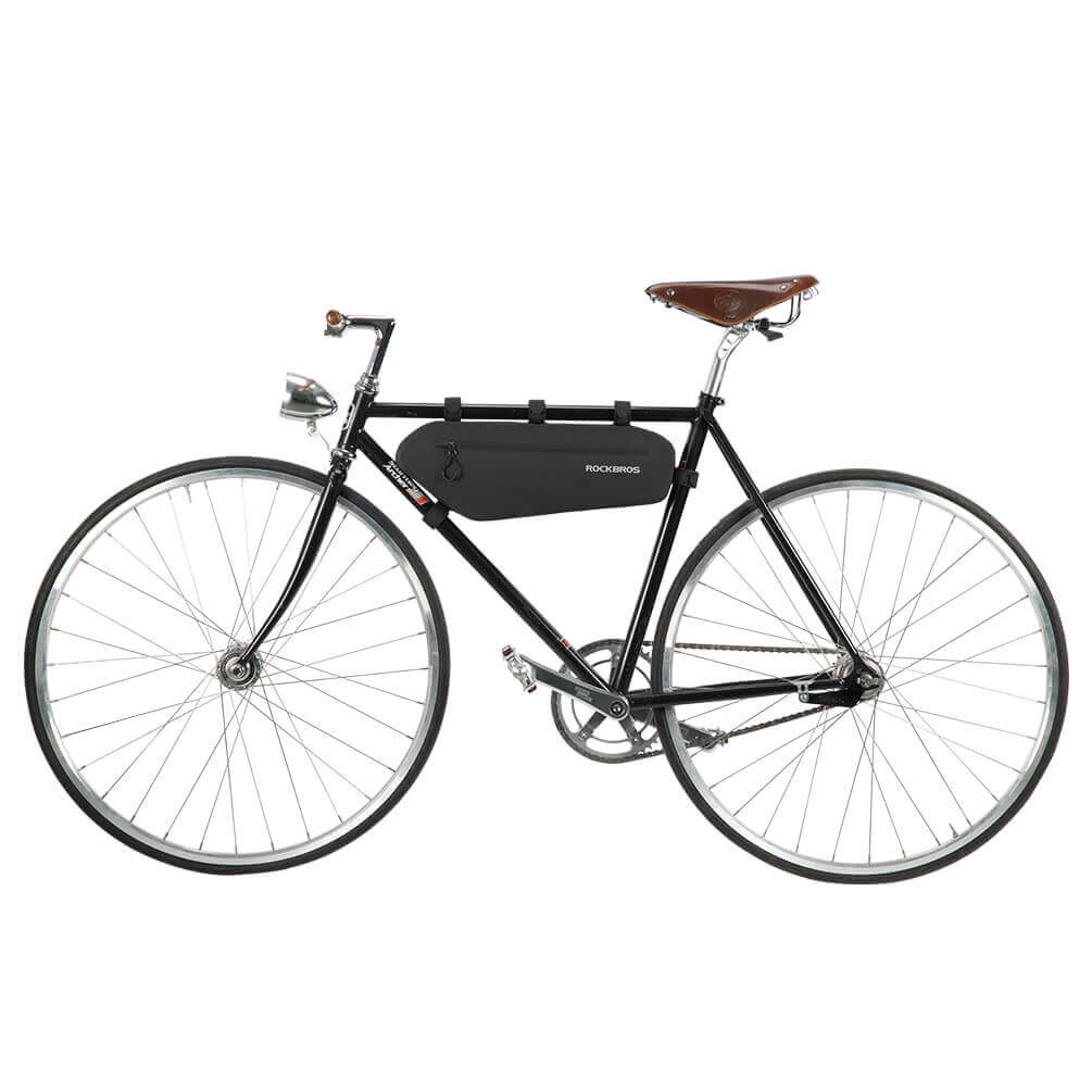 ROCKBROS 4L Wasserabweisend Rahmentasche Dreiecktasche Schwarz - Fahrradtaschen ROCKBROS - EU - NooMii